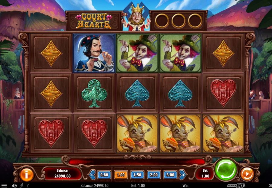 «Court of Hearts» — спеши играть в игровые автоматы бесплатно на сайте казино Вулкан